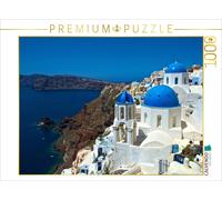 CALVENDO Puzzle Santorin - Perle der Kykladen | 1000 Teile Lege-Größe 64x48cm Fo