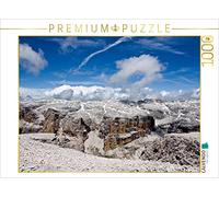 CALVENDO Puzzle Sass Pordoi, Groupe Sella, 1000 pièces, Taille de la Ponte, 64 x 48 cm, Photo Puzzle, Image de Joachim Barig