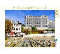 CALVENDO Puzzle Sassnitz et la côte de Craie - Impressions d'automne du Sentier de la Haute côte Jasmund 1000 Pieces 64 x 48 cm from Thomas Polske