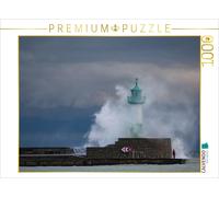 CALVENDO Puzzle Sassnitz lighthouse in a storm | 1000 pieces, finished size 25.2