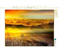 CALVENDO Puzzle Schafe Auf der Weide im Sonnenaufgang 1000 Teile Puzzle quer 1000 Pieces 64 x 48 cm from Peter Roder