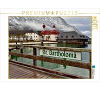 CALVENDO Puzzle Schiffsanleger in St. Bartholomä 1000 Teile Puzzle quer | 1000 p