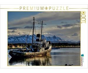 CALVENDO Puzzle Schiffswrack der Saint Christopher im Hafen Von Ushuaia 1000 Teile Puzzle quer 1000 Pieces 64 x 48 cm from Dirk Stamm
