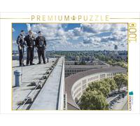 CALVENDO Puzzle Schornsteinfeger über dem Flughafen Berlin Tempelhof | 1000 Teil