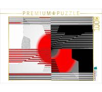CALVENDO Puzzle Noir Blanc Rencontre Rouge Version 4 1000 Pieces 64 x 48 cm from Christine Bässler