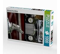 CALVENDO Puzzle Schwarzer Rover Oldtimer 1000 Teile Puzzle Hoch 1000 Pieces 48 x 64 cm from Christian Müringer