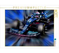 Puzzle · Sebastian Vettel, Originaire de Heppenheim en Allemagne, a | remporté quatre titres de champion du monde et espère en… · 1000 pièces · Format assemblé 64 × 48 cm · CALVENDO Puzzle