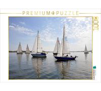 CALVENDO Puzzle Sailing Yachts on the Flensburg Fjord | 1000 pieces, finished si