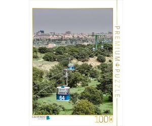 CALVENDO Puzzle Seilbahn Madrid 1000 Teile Puzzle Hoch 1000 Pieces 48 x 64 cm from Stefan Becker