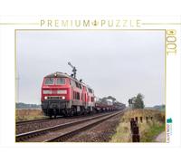 CALVENDO Puzzle série 218 avec Train de Voiture dans Klanxbüll - 1000 pièces - Dimensions : 64 x 48 cm - Puzzle Photo pour des Heures de Bonheur