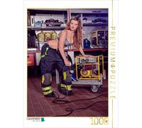 CALVENDO Puzzle Sexy Firefighter | 1000 pieces, finished size 25.2 × 18.9 in (64