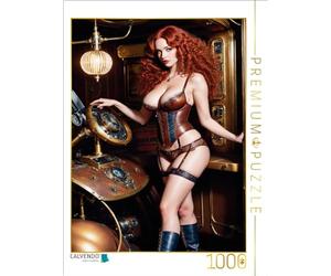 CALVENDO Puzzle Sexy Steampunk Diva Magnolia Brassheart | 1000 pièces Taille de la Pose 64 x 48 cm Puzzle Photo pour des Heures heureuses