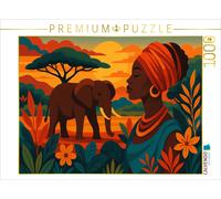 CALVENDO Puzzle Silent strength - when dignity meets wilderness: Pride of a godd