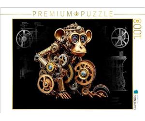 CALVENDO Puzzle Singe rhésus - Taille de la Photo - Puzzle Photo pour des Heures heureuses