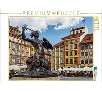 CALVENDO Puzzle Sirène de Varsovie la Figurine Blason de la Capitale 1000 pièces Taille de la Pose 64 x 48 cm Photo Puzzle Image de Gunter Kirsch