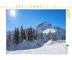 CALVENDO Puzzle Skigebiet Kreuzeck und Alpspitze 1000 Teile Puzzle quer 1000 Pieces 64 x 48 cm from SusaZoom