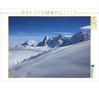 CALVENDO Puzzle Skiing weather | 1000 pieces, finished size 25.2 × 18.9 in (64 ×