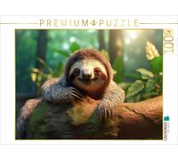 CALVENDO Puzzle Sloth on a tree | 1000 pieces, finished size 25.2 × 18.9 in (64