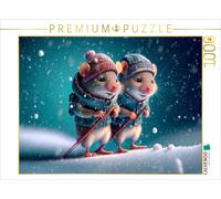 CALVENDO Puzzle Snow is fun | 1000 pieces, finished size 25.2 × 18.9 in (64 × 48