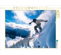 CALVENDO Puzzle Snowboarden, Freeride | 1000 pieces, finished size 25.2 × 18.9 i