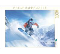 CALVENDO Puzzle Snowboarders en Action | 1000 pièces de Taille de la Pose 64 x 48 cm Puzzle Photo pour des Heures heureuses