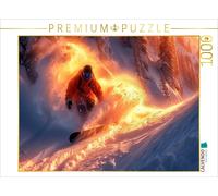CALVENDO Puzzle Snowboarding, a winter dream | 1000 pieces, finished size 25.2 ×