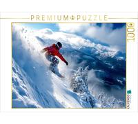 CALVENDO Puzzle Snowboarding, breathtaking | 1000 pieces, finished size 25.2 × 1