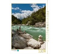 CALVENDO Puzzle Soca - La rivière d'émeraude de la Slovénie 1000 Pieces 48 x 64 cm from Alexander Bartek