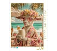 CALVENDO Puzzle Soleil et Milkshake - Vacances Deluxe | 1000 pièces de Ponte 48 x 64 cm Puzzle Photo pour des Heures heureuses