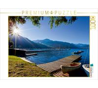 CALVENDO Puzzle Sonnenaufgang am Seecamp 1000 Teile Puzzle quer | 1000 pieces, f