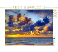CALVENDO Puzzle Sonnenuntergang bei De Koog 1000 Teile Puzzle quer 1000 Pieces 64 x 48 cm from Elke Krone