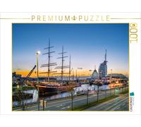 CALVENDO Puzzle Coucher de Soleil derrière Le Bremerhaven Havenwelten 1000 Pieces 64 x 48 cm from Steffen Flüchter