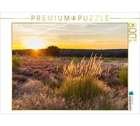 CALVENDO Puzzle Sonnenuntergang in der Mehlinger Heide 1000 Teile Puzzle quer 1000 Pieces 64 x 48 cm from Patricia Flatow