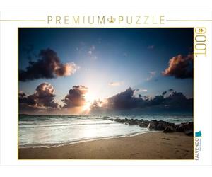 CALVENDO Puzzle Sonnenuntergang vor Utersum 1000 Teile Puzzle quer 1000 Pieces 64 x 48 cm from Konstantin Articus