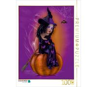 CALVENDO Puzzle Sorcière-Citrouille 1000 Pieces 48 x 64 cm from Illu-Pic-A.T.Art