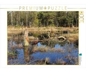 CALVENDO Puzzle Souches d'arbres Morts dans Le lac de la Lande dans Le Pietzmoor Schneverdingen 1000 Pieces 64 x 48 cm from Heike Nack