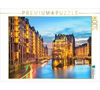 CALVENDO Puzzle Speicherstadt in Hamburg 1000 Teile Puzzle quer 1000 Pieces 64 x 48 cm from Globe Visual