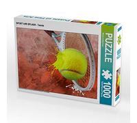 CALVENDO Puzzle Sport Meets Splash - Tennis 1000 Pieces 64 x 48 cm from Marion Krätschmer