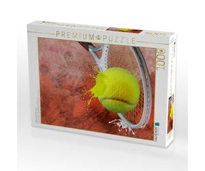 CALVENDO Puzzle Sport Meets Splash - Tennis 1000 Pieces 64 x 48 cm from Marion Krätschmer