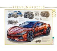 CALVENDO Puzzle Sports car | 1000 pieces, finished size 25.2 × 18.9 in (64 × 48