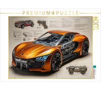 CALVENDO Puzzle Sports car | 1000 pieces, finished size 25.2 × 18.9 in (64 × 48