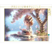 CALVENDO Puzzle Spring Dreams Under Cherry Blossoms: A Book Full of Blossoms | 1