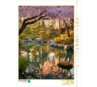 CALVENDO Puzzle Spring rests in the heart of the garden | 1000 pieces, finished