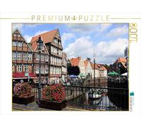 CALVENDO Puzzle Stade Hansestadt - 1000 pièces - Dimensions : 64 x 48 cm - Puzzle Photo pour des Heures de Bonheur