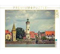 CALVENDO Puzzle Stadtansicht Lindau am Bodensee | 1000 Teile Lege-Größe 64x48cm