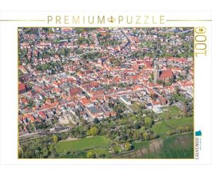 CALVENDO Puzzle Stadtzentrum Jüterbog (Luftbild) 1000 Teile Puzzle quer 1000 Pieces 64 x 48 cm from Mario Hagen