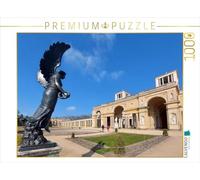CALVENDO Puzzle Statue d'ange au château d'orangerie dans Le Parc du château Sanssouci | 1000 pièces 64 x 48 cm