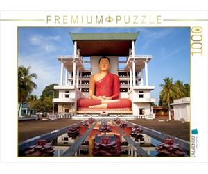 CALVENDO Puzzle Statue de Bouddha au Temple Weherahena à Matara 1000 Pieces 64 x 48 cm from Peter Schickert