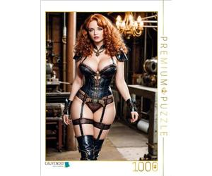 CALVENDO Puzzle Steampunk Diva dans Les bâtiments industriels | 1000 pièces de Taille de la Ponte 64 x 48 cm Puzzle Photo pour des Heures heureuses