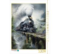 Puzzle CALVENDO Locomotives steampunk | 1000 pièces, format assemblé 64 × 48 cm
